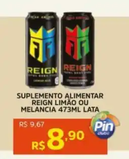 Pinheiro Supermercado Suplemento alimentar reign limão ou melancia lata oferta