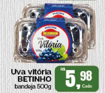 Cometa Supermercados Uva vitória BETINHO bandeja oferta