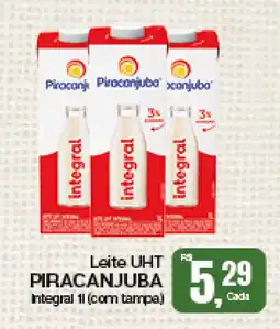 Cometa Supermercados Leite UHT PIRACANJUBA Integral (com tampa) oferta