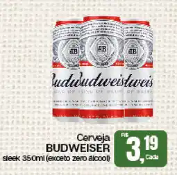 Cometa Supermercados Cerveja BUDWEISER sleek oferta