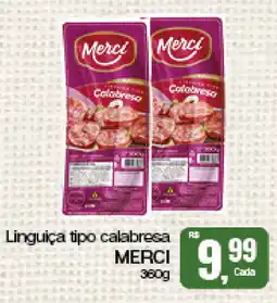 Cometa Supermercados Linguiça tipo calabresa MERCI oferta