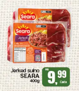 Cometa Supermercados Jerked suino SEARA oferta