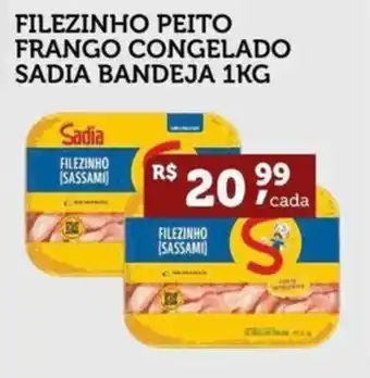 CenterBox Filezinho peito frango congelado sadia bandeja oferta