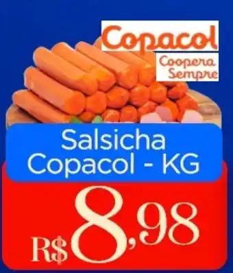 Supermercados Santa Helena Salsicha Copacol oferta