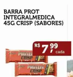 CenterBox Barra prot integralmedica crisp (sabores) oferta