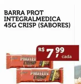 CenterBox Barra prot integralmedica crisp (sabores) oferta