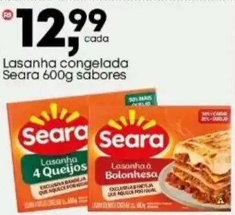 Frangolândia Lasanha congelada Seara sabores oferta