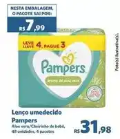 Sam's Club Pampers - lenco umedecido oferta