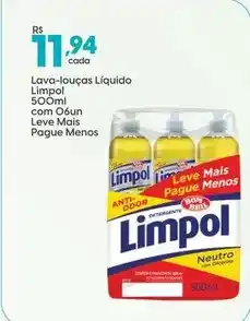 Supper Rissul Limpol - lava-louças líquido oferta