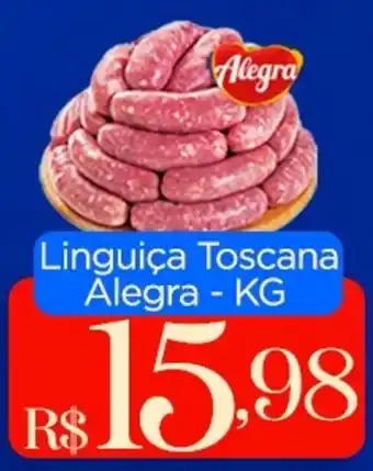 Supermercados Santa Helena Linguiça Toscana Alegra oferta