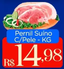 Supermercados Santa Helena Pernil Suíno C/Pele oferta