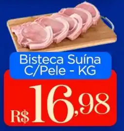 Supermercados Santa Helena Bisteca Suína C/Pele oferta