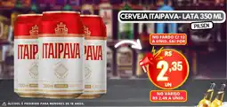 Serrano Supermercado Cerveja itaipava- lata oferta