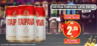 Serrano Supermercado Cerveja itaipava- lata oferta