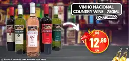 Serrano Supermercado Vinho nacional country wine oferta