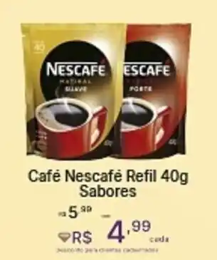 Super Lagoa Cafe Nescafé Refil Sabores oferta