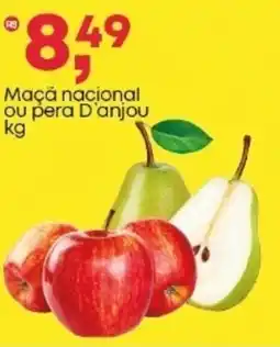 Frangolândia Maçã nacional ou pera D'anjou oferta