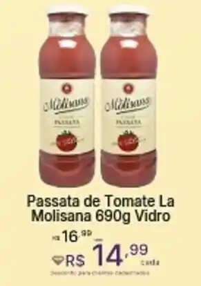 Super Lagoa Passata de Tomate La Molisana Vidro oferta