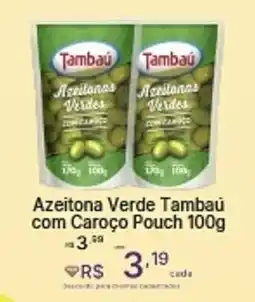 Super Lagoa Azeitona Verde Tambaú com Caroço Pouch oferta