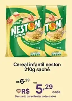 Super Lagoa Cereal infantil neston sachê oferta