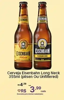 Super Lagoa Cerveja Elsenbahn Long Neck oferta