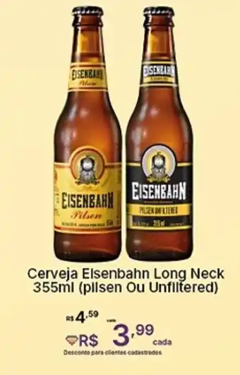 Super Lagoa Cerveja Elsenbahn Long Neck oferta