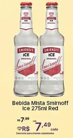 Super Lagoa Bebida Mista Smirnoff Ice  Red oferta