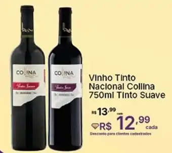 Super Lagoa Vinho Tinto Naclonal Collina Tinto Suave oferta