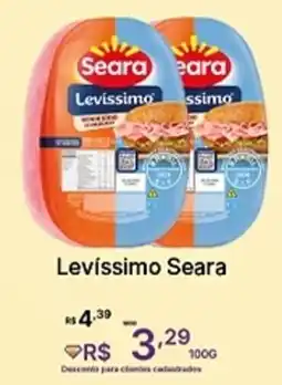 Super Lagoa Levíssimo Seara oferta