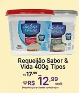 Super Lagoa Requeijão Sabor & Vida Tipos oferta