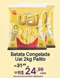 Super Lagoa Batata congelada Uai Palito oferta