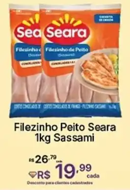 Super Lagoa Filezinho Peito Seara  Sassami oferta