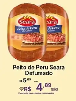 Super Lagoa Peito de Peru Seara Defumado oferta