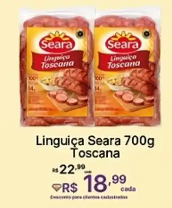 Super Lagoa Linguiça Seara Toscana oferta