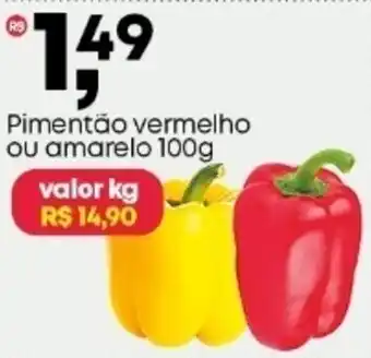 Frangolândia Pimentão vermelho ou amarelo oferta