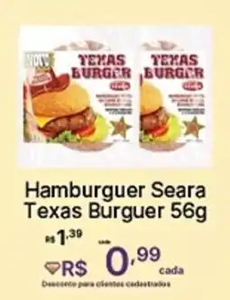 Super Lagoa Hamburguer Seara Texas Burguer oferta