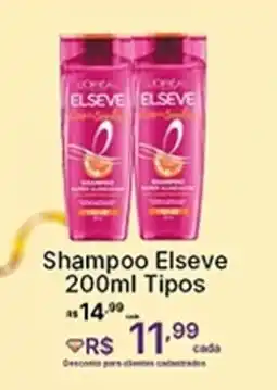 Super Lagoa Shampoo Elseve Tipos oferta