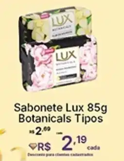 Super Lagoa Sabonete Lux  Botanicals Tipos oferta