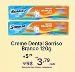 Super Lagoa Creme Dental Sorriso Branco oferta