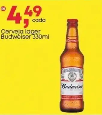 Frangolândia Cerveja lager Budweiser oferta