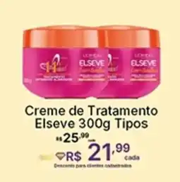 Super Lagoa Creme de Tratamento Elseve Tipos oferta