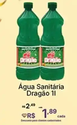 Super Lagoa Água Sanitária Dragão oferta