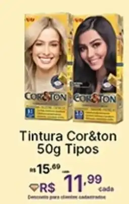 Super Lagoa Tintura Cor&ton Tipos oferta