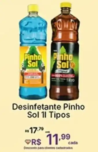 Super Lagoa Desinfetante Pinho Sol Tipos oferta