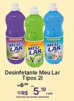 Super Lagoa Desinfetante Meu Lar Tipos oferta