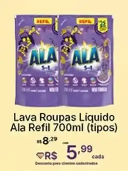 Super Lagoa Lava Roupas Líquido Ala Refil (tipos) oferta