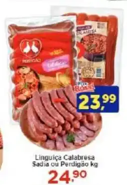 Rossi Supermercado Linguiça Calabresa Sadia ou Perdigão oferta