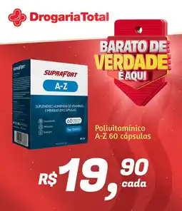 Drogaria Total Polivitamínico A-Z 60 cápsulas oferta