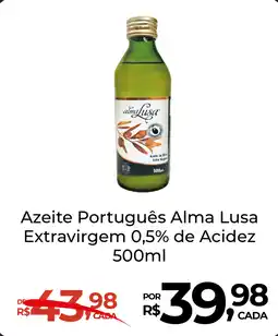 Super Luna Azeite Português Alma Lusa Extravirgem 0,5% de Acidez oferta