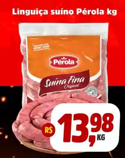 Sj Supermercados Linguiça suíno Pérola oferta